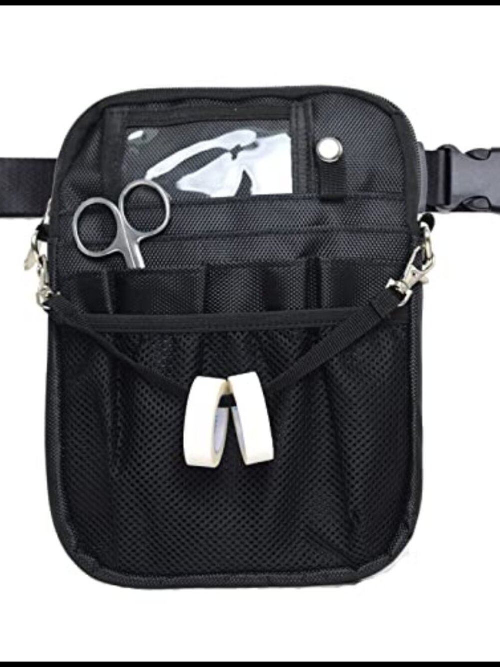 Nurse Fanny Pack Multi Compartment Waist Bag 10 Pockets Oxford Cloth
